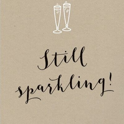 OL05 BIRTHDAY STILL SPARKLING GREETING CARD