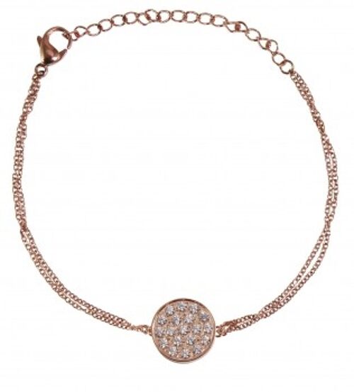 Armband Kreis Zirkonia Rosé