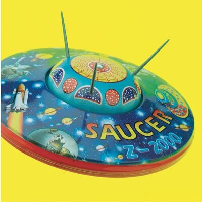 SO03 FLYING SAUCER GREETING CARD