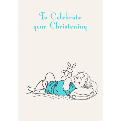 SP15 TO CELEBRATE YOUR CHRISTENING GREETING CARD
