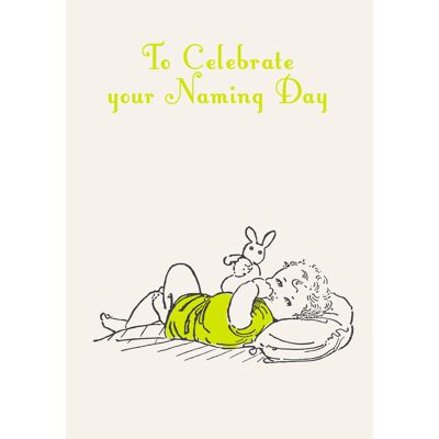 SP16 TO CELEBRATE YOUR NAMING DAY GREETING CARD