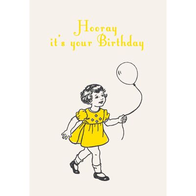 SP21 HOORAY IT'S YOUR BIRTHDAY GREETING CARD
