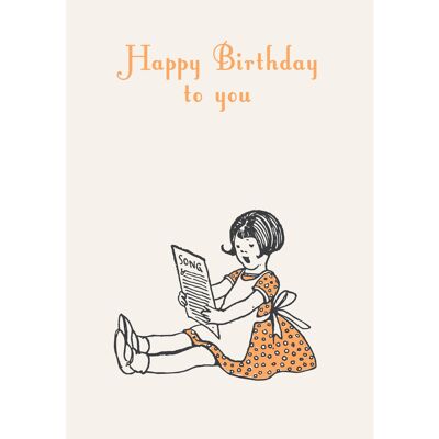 SP31 HAPPY BIRTHDAY TO YOU GREETING CARD