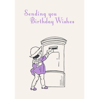 SP33 SENDING YOU BIRTHDAY WISHES GREETING CARD