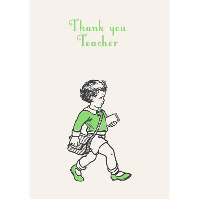 SP38 THANK YOU TEACHER GREETING CARD