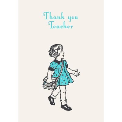SP37 THANK YOU TEACHER GREETING CARD