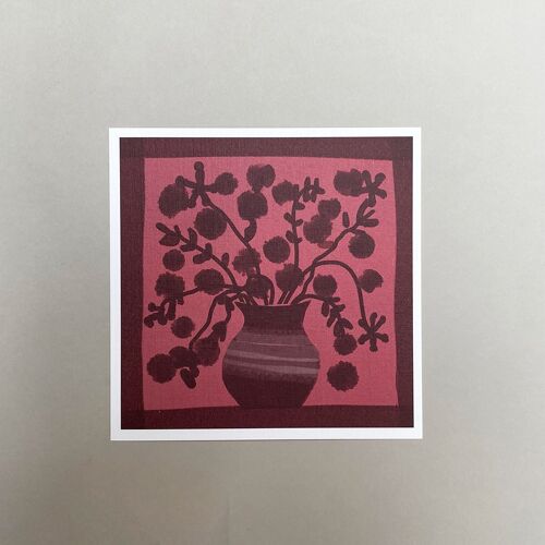 The Vase - Greeting Card