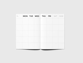 Planificateur mensuel | Comme le format A5 2