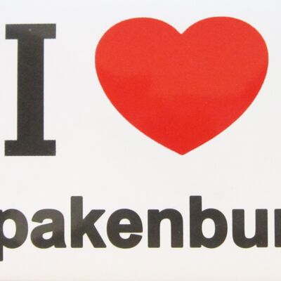 Imán de nevera I Love Spakenburg