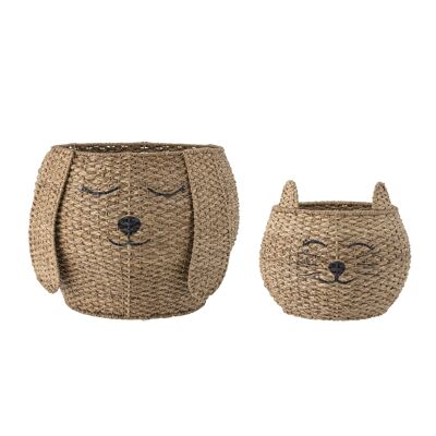 Milus Basket, Brown, Bankuan Grass