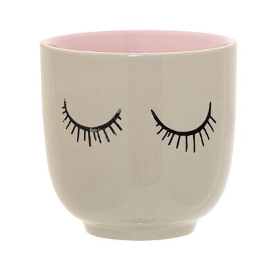 Audrey Cup, Rose, Stoneware