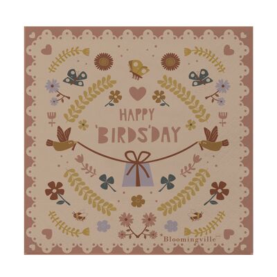 Serviette Siffe, Marron, FSC® Mix, Papier