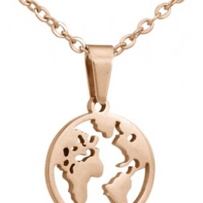 Rosa de acero inoxidable Chain World