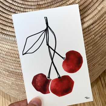 Carte postale Fruit - Cerise 2