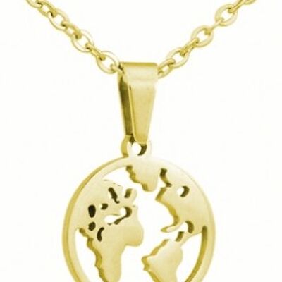 Chain world stainless steel gold