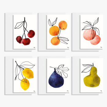 Carte postale Fruit - Clémentine 3