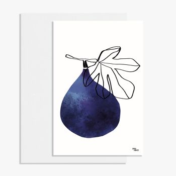 Carte postale Fruit - Figue 1