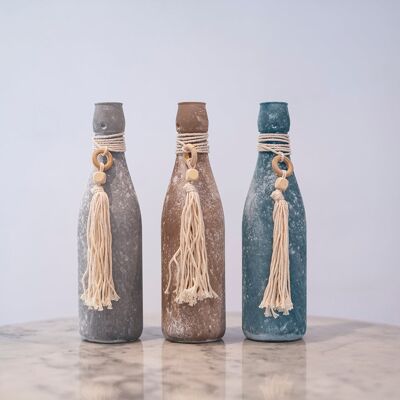 Bottle Vase - Grey (g8nm104)