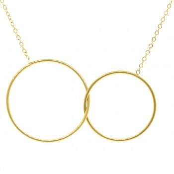 Catena con due anelli d'oro