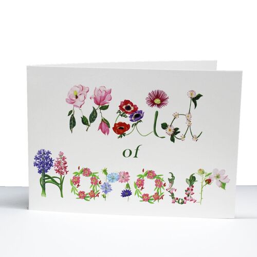 Maid of Honour Card