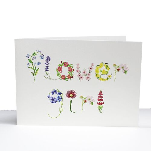Flower Girl Card
