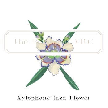 Flower Letter Print X - Xylophone Jazz Flower Large 3