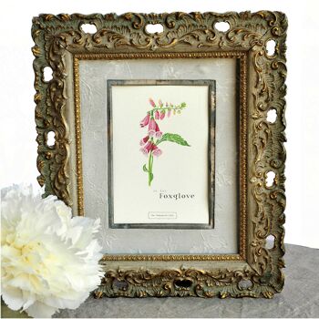 Impression de lettre de fleur F - Forget Me Not Small 1