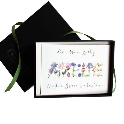 Birth Announcement Card - Box of 100 £52.00