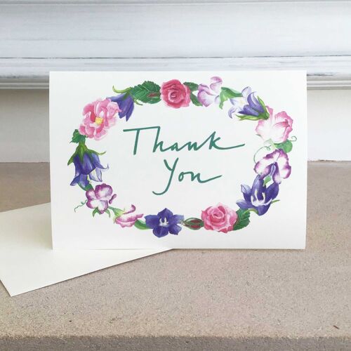 Thank You Garland Card - One Card £2.50