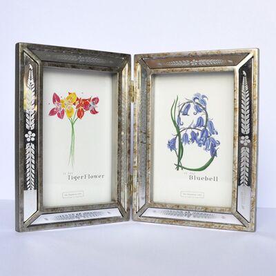 Flower Letter Print B - Bluebell Large