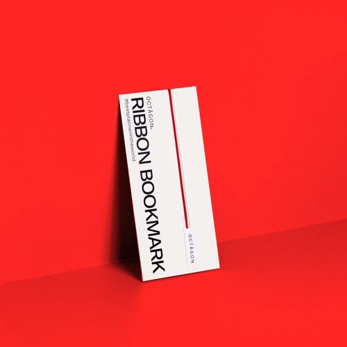 RIBBON BOOKMARK (3 ribbons) RED