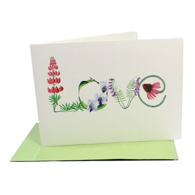 Love Message Card - One Card