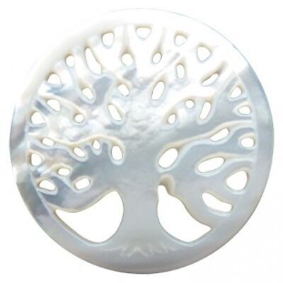 Coin disc tree mother of pearl