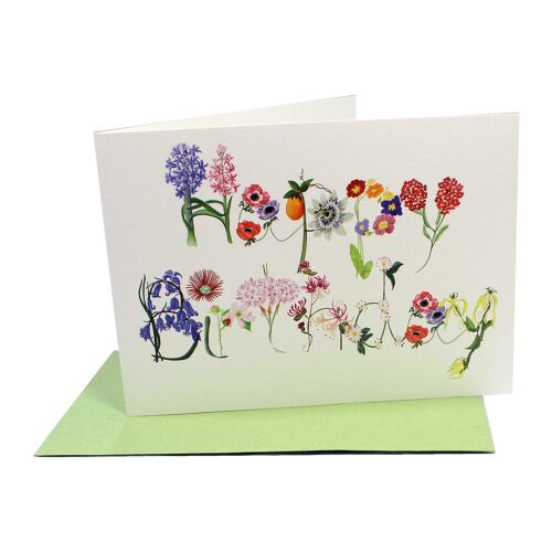 Happy Birthday Message Card - One Card