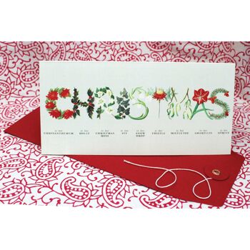 Carte de Noël Longue - Paquet de 6 Cartes 12,50 € 3