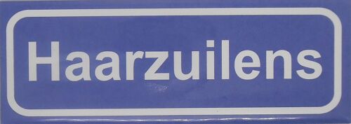 Fridge Magnet Town sign Haarzuilens