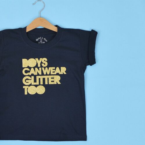 Boys Can Wear Glitter Too KIDS T-Shirt