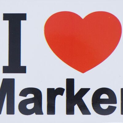 Magnete per frigorifero I Love Marken