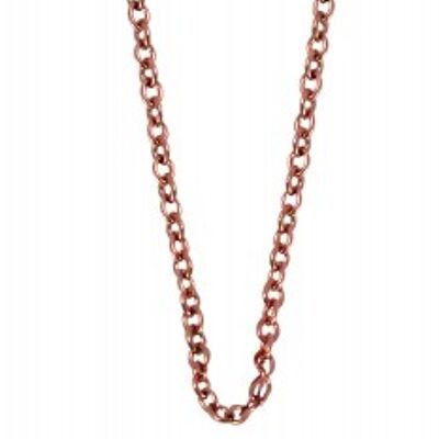 Anchor chain made of steel in rose 80cm