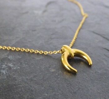 Collier lune or 1
