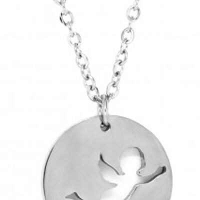 Chain pendant angel stainless steel