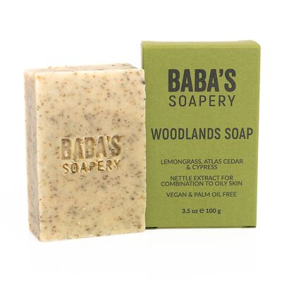Soap Woodlands - nettle, lemongrass, cedarwood and cypress