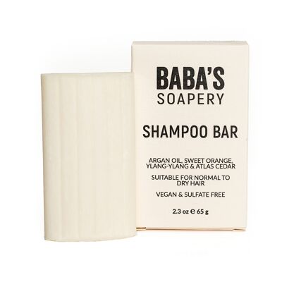 Champú en barra con aceite de argán - para cabello normal a seco