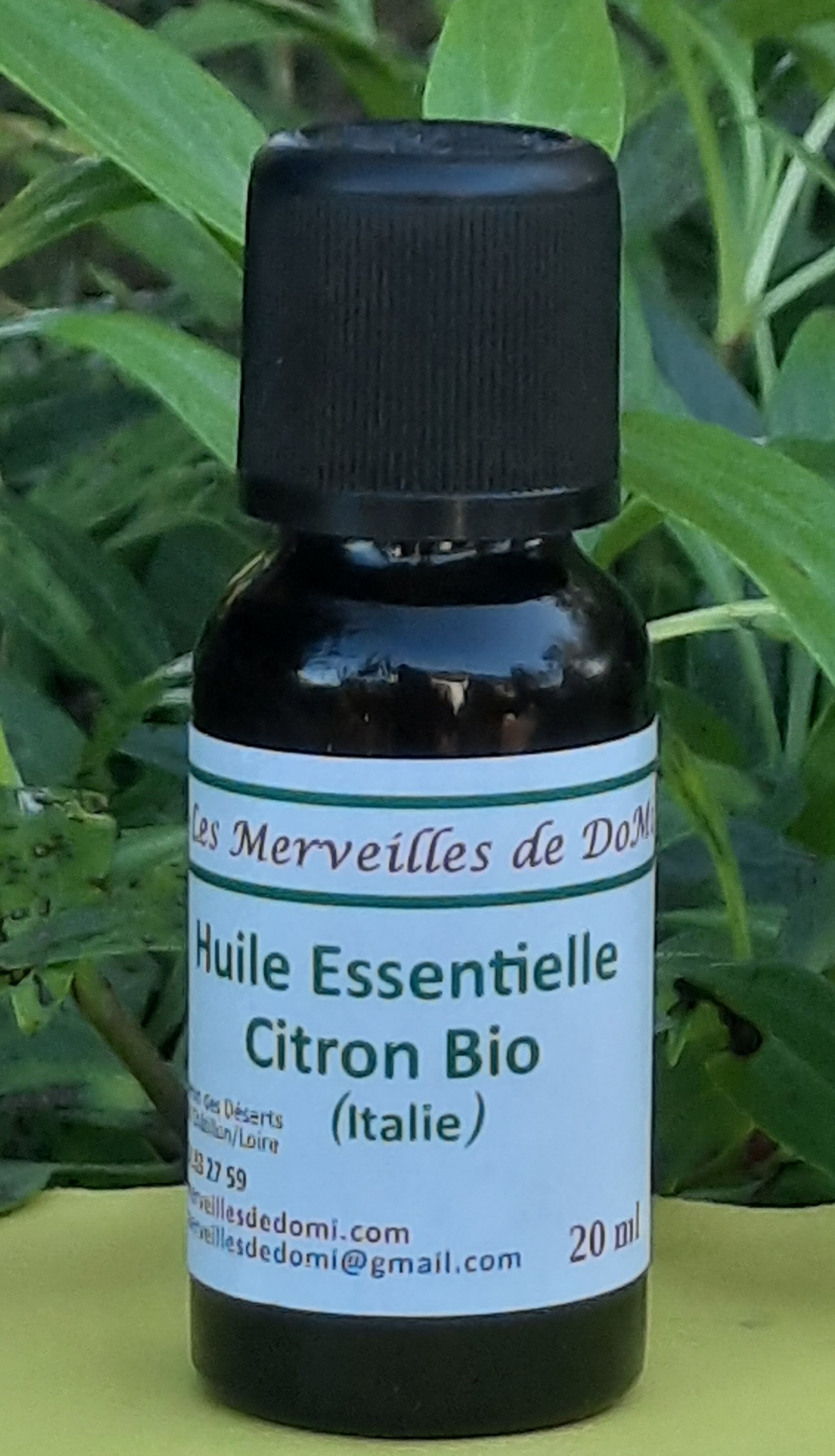 OLIO ESSENZIALE DI LIMONE BIOLOGICO 20 ml