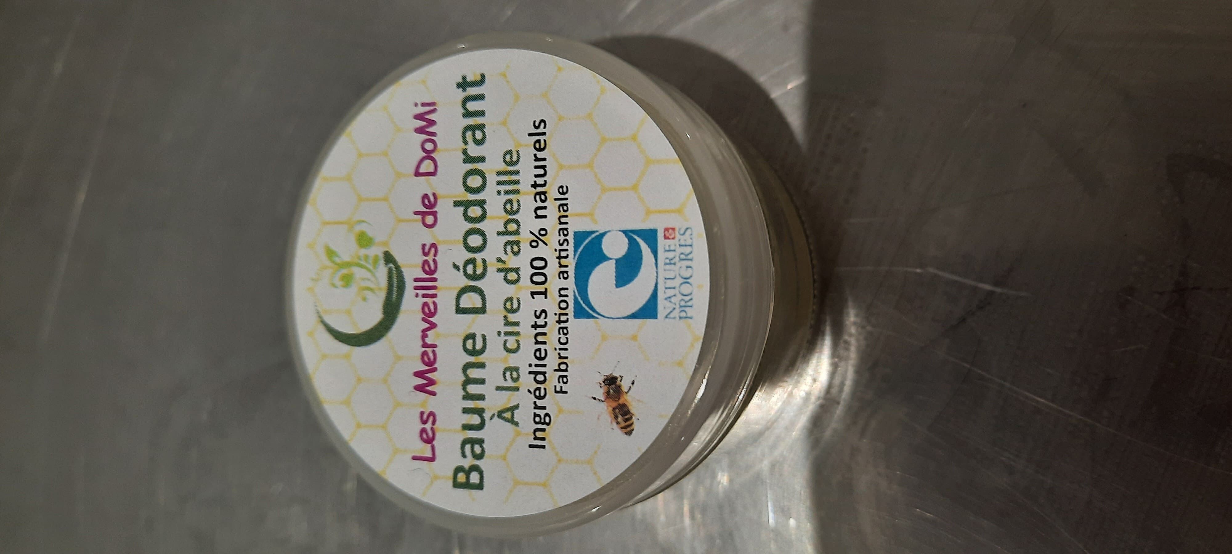 BAUME DEODORANT A LA CIRE D'ABEILLE