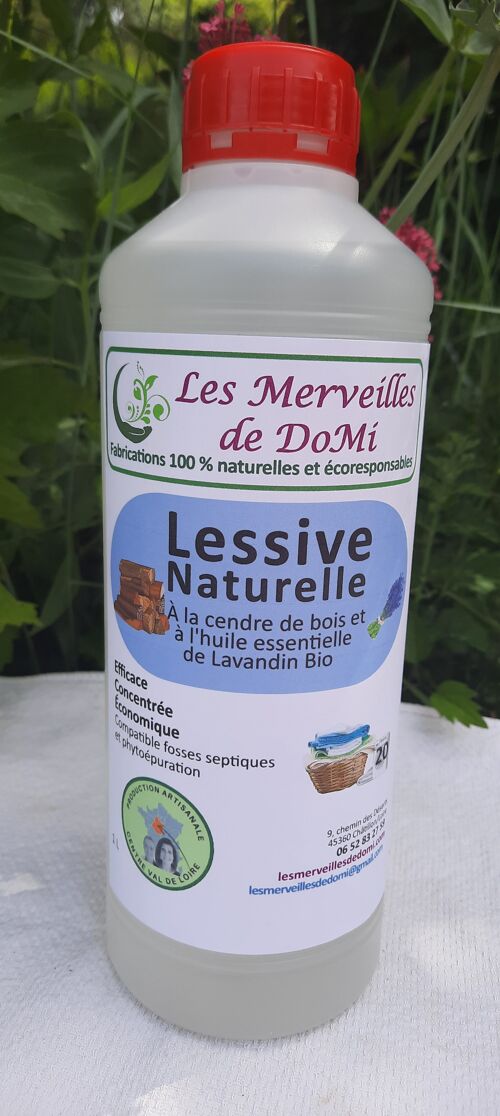 LESSIVE A LA CENDRE DE BOIS ET AU LAVANDIN BIO