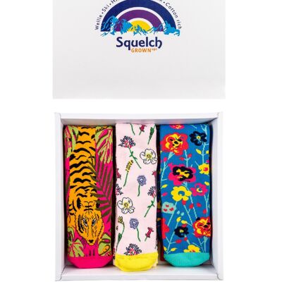 Set di tre calzini Squelch per adulti in confezione regalo 5