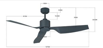 Lucci air - Ventilateur de plafond Airfusion Climate II avec télécommande, anthracite 4