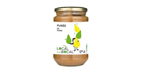 Purée de poire sans sucre ajouté bio- 690g