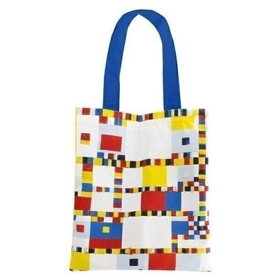 Borsa in cotone Luxe, Mondrian Victory Boogie Woogie